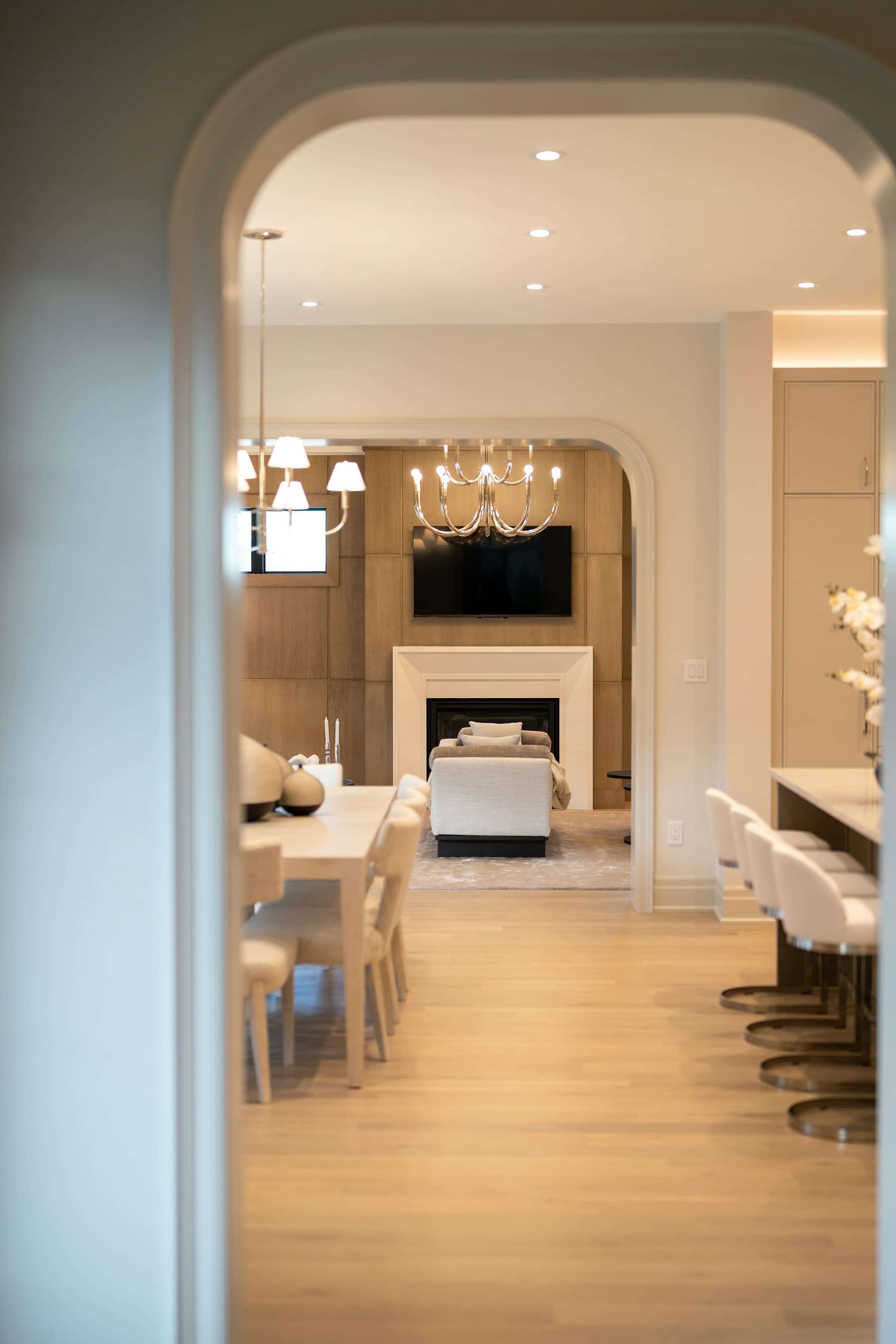 Premium interior renovation with architectural details — Pro Touch Renovations